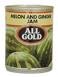 all gold melon and ginger jam