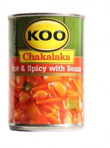Koo Chakalaka Hot and Spicy with Beans 410g