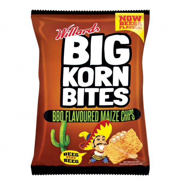 Willards Big Korn Bites BBQ Flavour